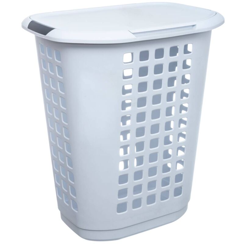 foto del prodotto cesto per biancheria in plastica 63l hugger bianco 5five
