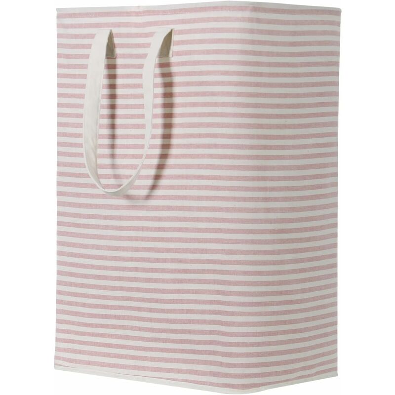foto del prodotto cesto per biancheria sporca 72l tessuto impermeabile pieghevole con grande capacit rosa, 40x30x60cm