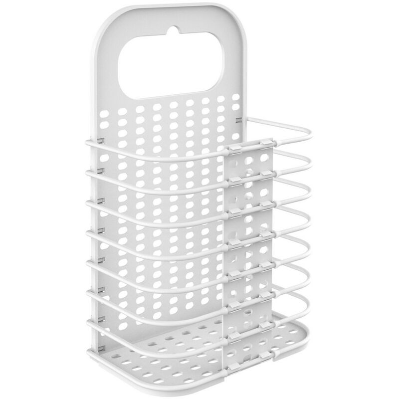 foto del prodotto cesto porta biancheria pieghevole ed appendibile in plastica