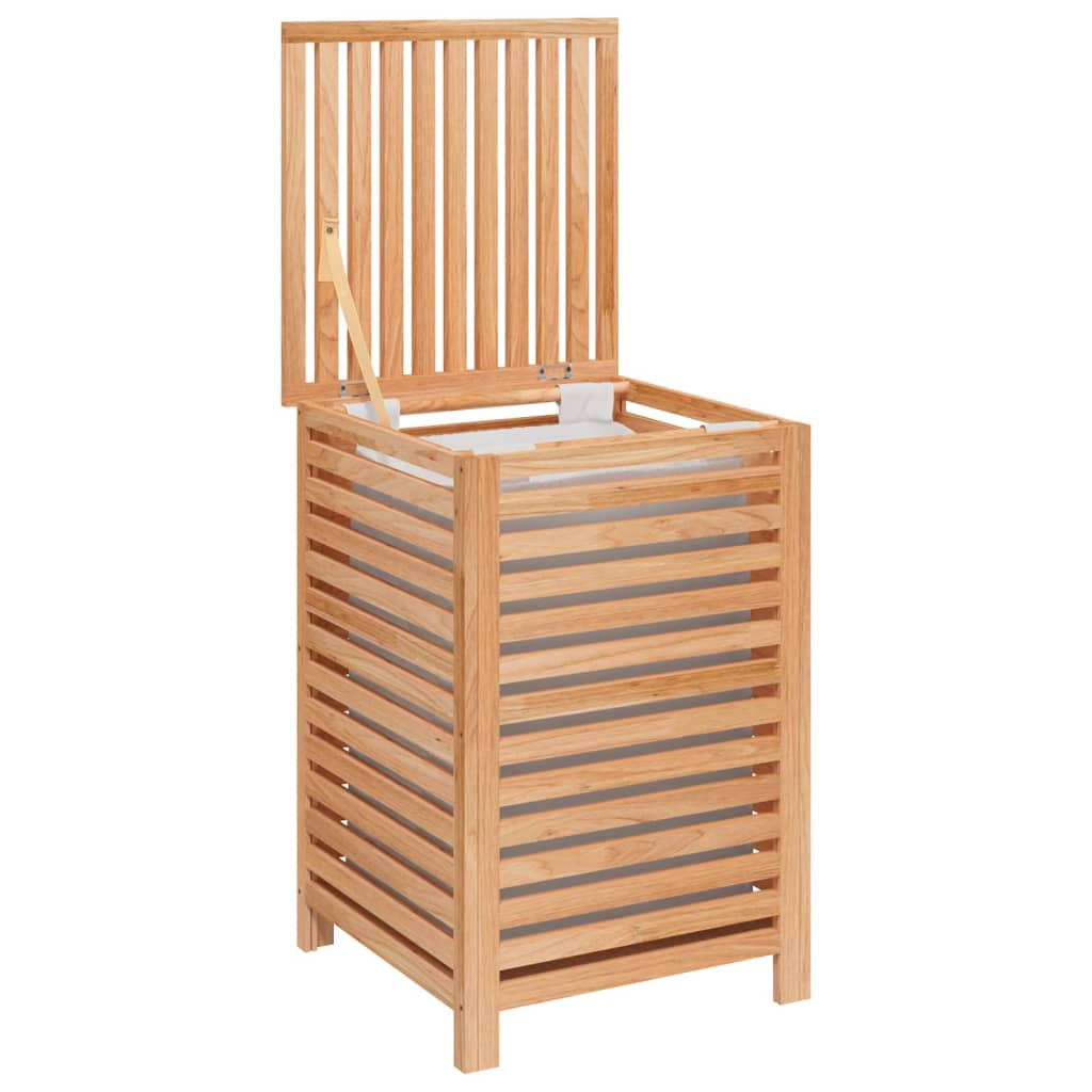 foto del prodotto cesto portabiancheria 45 x 45 x 65 cm legno massello di noce 02 0006182
