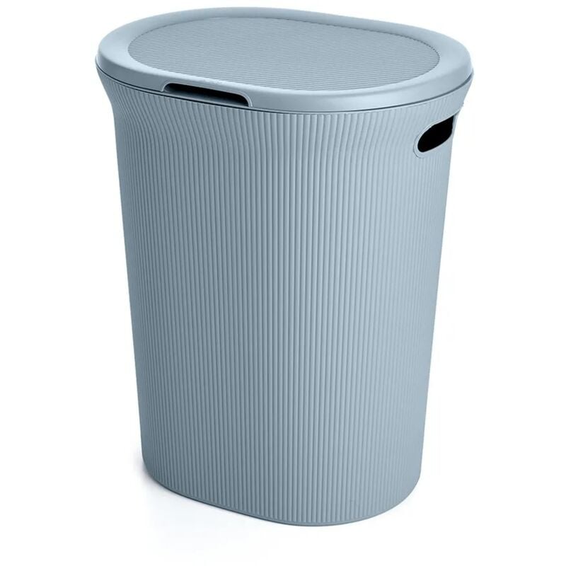 foto del prodotto cesto portabiancheria azzurro polvere capacit 40 lt