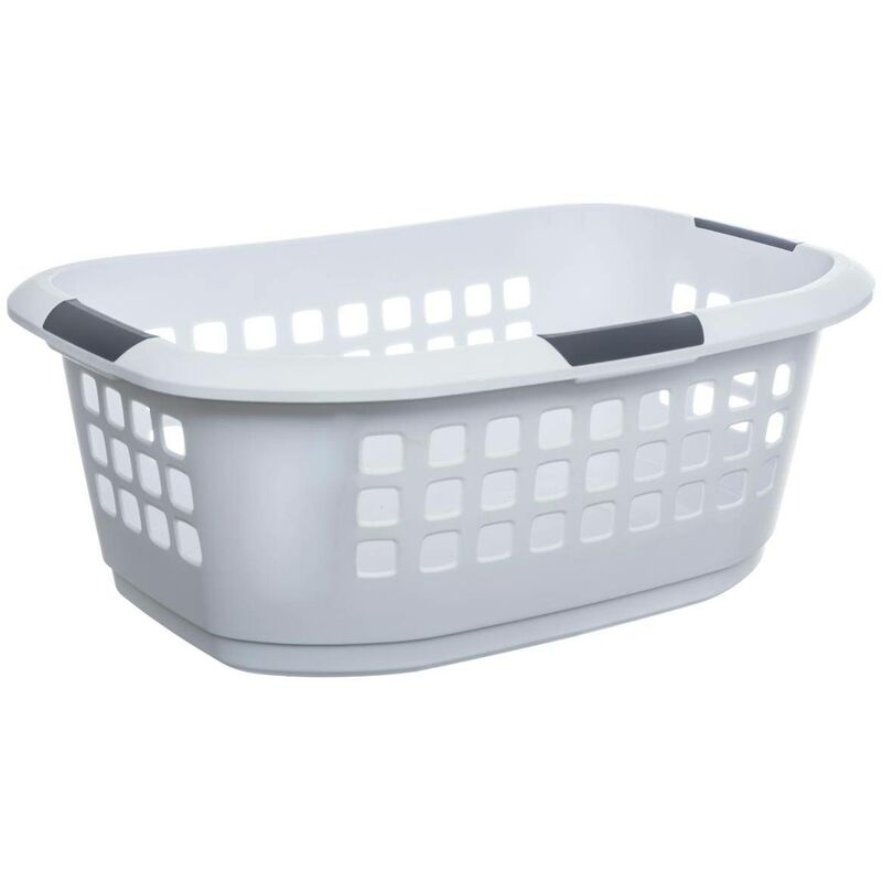 foto del prodotto cesto portabiancheria bianco hugger da 51l 5five
