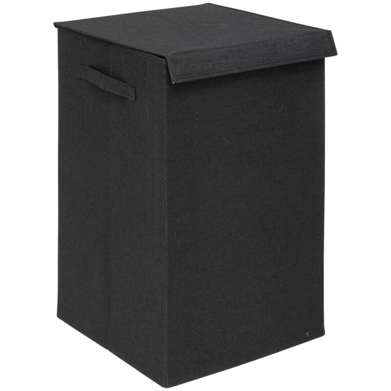 foto del prodotto cesto portabiancheria colorama nero 74l 5five