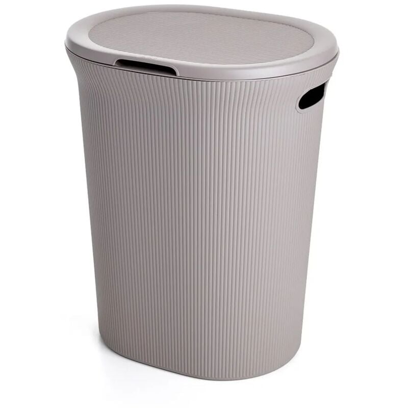 foto del prodotto cesto portabiancheria tortora capacit 40 lt