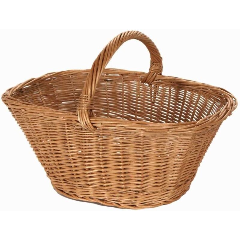 foto del prodotto cesto vimini europeo giovanni 1 ovale cm 37x24h17 30