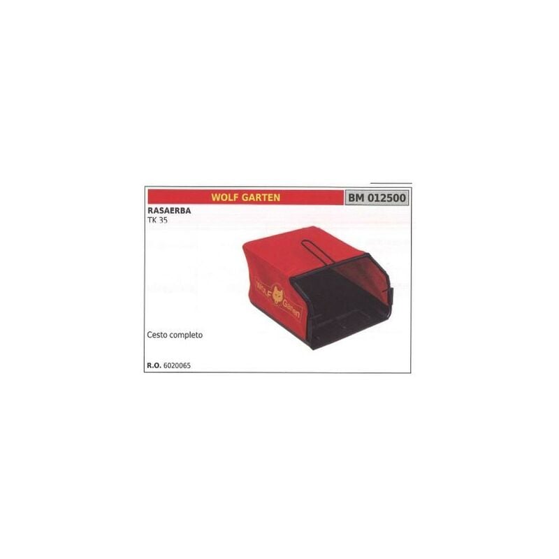 foto del prodotto cesto wolf garten rasaerba tosaerba tagliaerba tk 35 012500