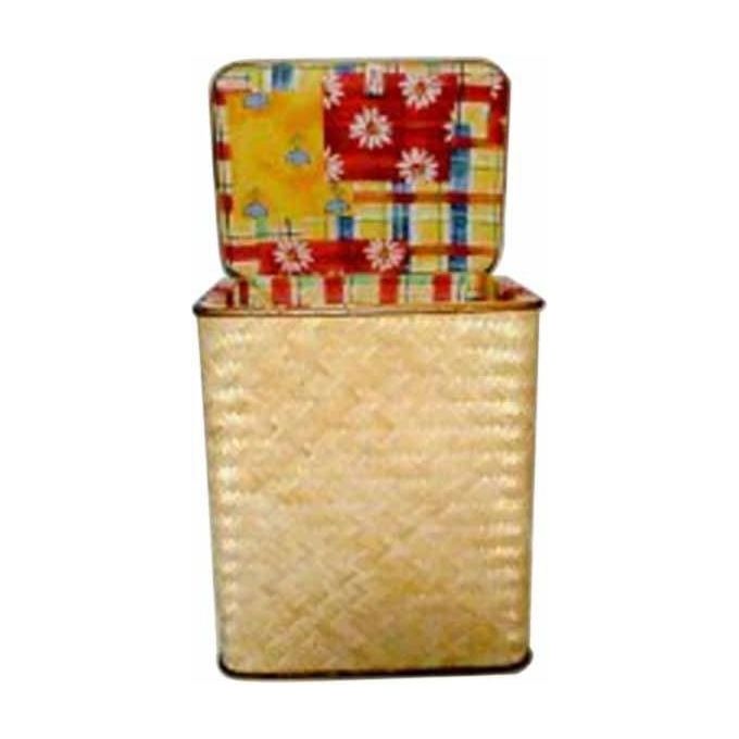 foto del prodotto cestone vimini cuscino 43x33 h.56 20782 pierluigi enzo