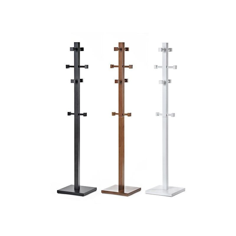 foto del prodotto cetof - appendiabiti da terra in legno atena con appendini per le borse weng