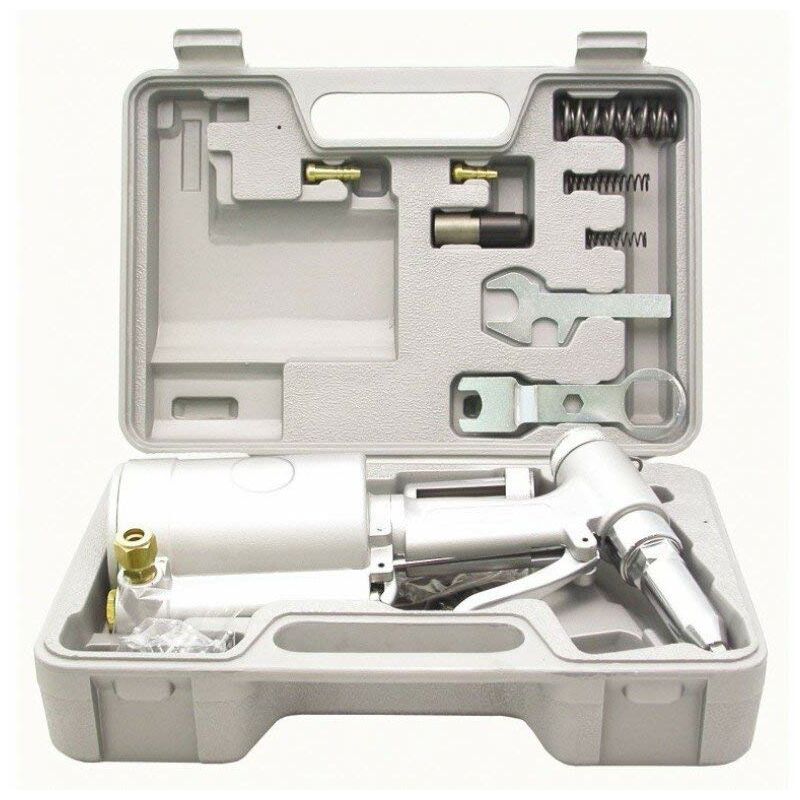 foto del prodotto cevik ne kn6615k rivettatrice pneumatica. forza di trazione 7063 nm. pressione di 6 bar. capacit rivettatura 4,8 mm