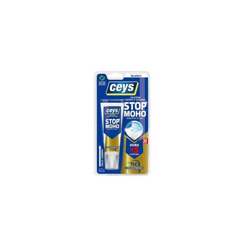 foto del prodotto ceys sigillante antimuffa a lunga durata bianco 50ml 505583