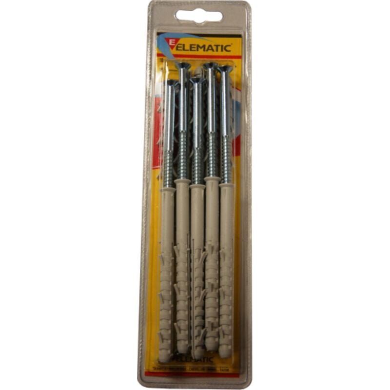 foto del prodotto cf 10 pz elematic tasselli aps v 8x120 mm fissaggio per infissi tassello
