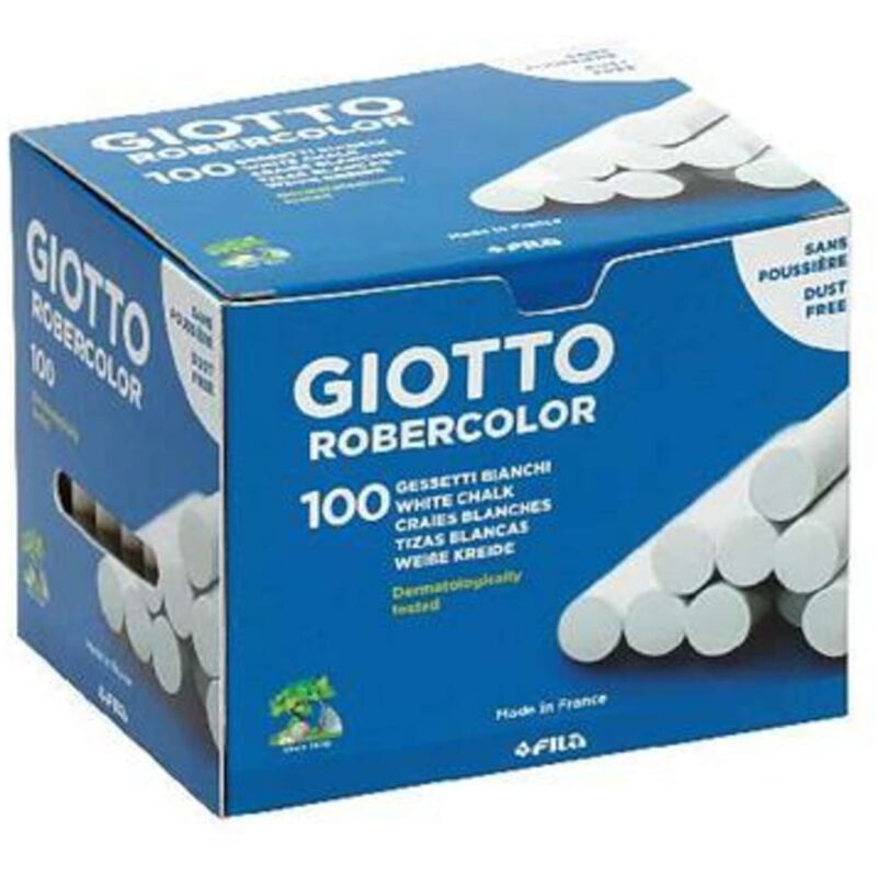 foto del prodotto cf.100 gesso tondo bianco x1