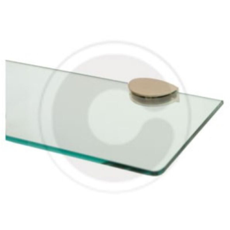 foto del prodotto cf 2 pz reggimensole pinco in zama cromata per mensole da 6 mm reggipiani