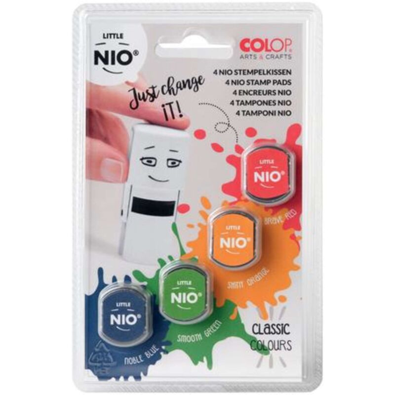 foto del prodotto cf.4 cuscinetti little nio colop colori fluo x1