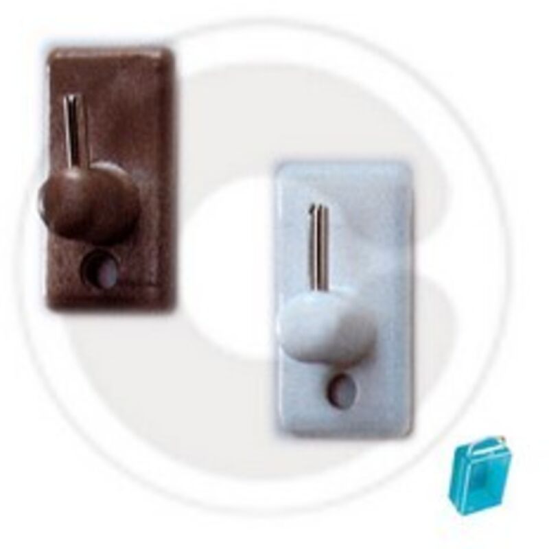 foto del prodotto cf 4 pz di supporti in plastica adesivi bronzo per bris bris supporto per tende