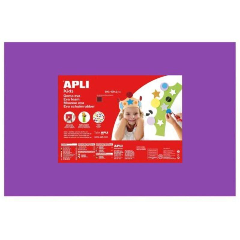 foto del prodotto cf. 5 gomma eva 40x60 viola apli x1
