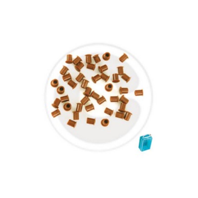 foto del prodotto cf 50 pz di copriforo coprifori in plastica 6 mm bianco tappo copri foro