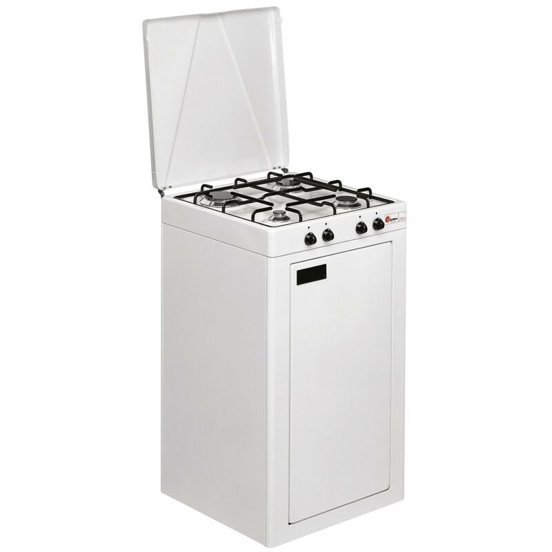 foto del prodotto cf parker fornello cucina a gas gpl metano 4 fuochi con valvola di sicurezza con mobile 541gps gpl