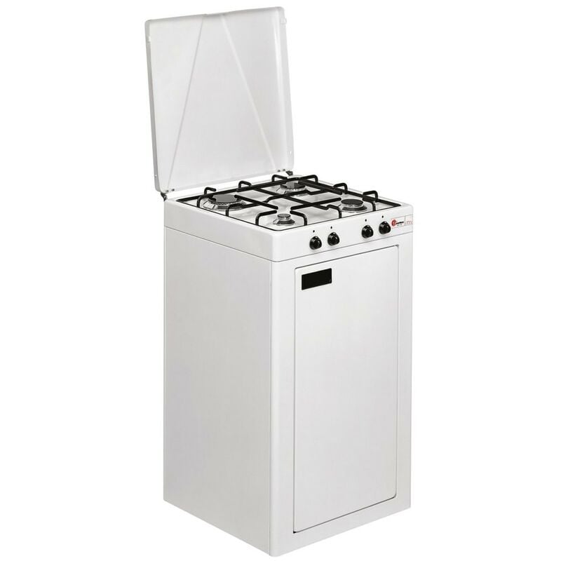 foto del prodotto cf parker fornello cucina a gas gpl metano 4 fuochi con valvola di sicurezza con mobile 541gps metano