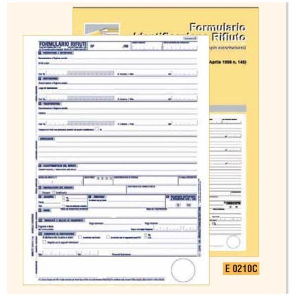 foto del prodotto cf10blocco form.ident.rifiuti 25x4r
