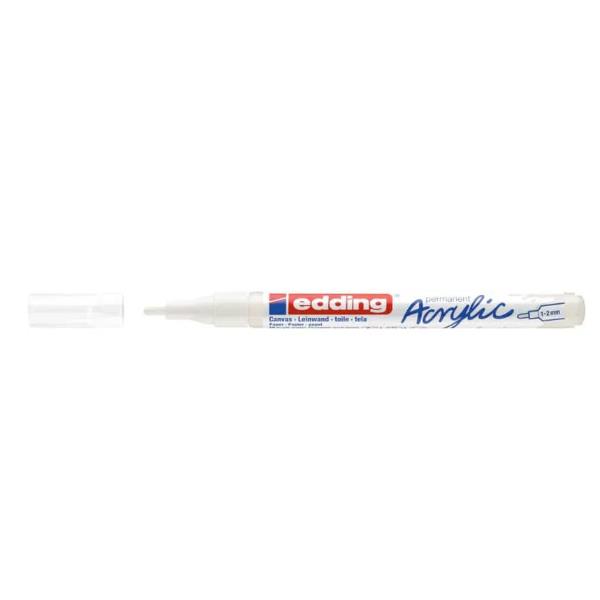 foto del prodotto cf10marcatore acrilico bianco p.fin