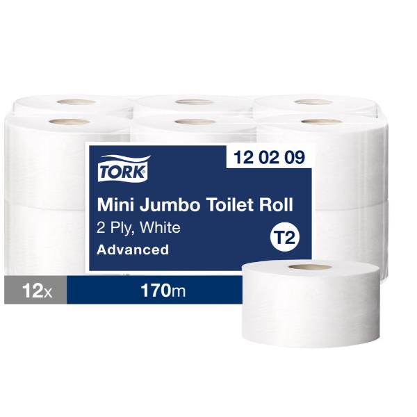 foto del prodotto cf12 tork carta igienica mini jumbo