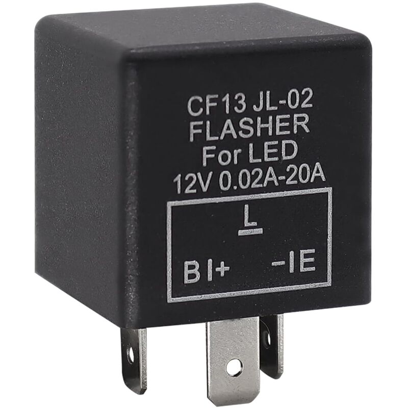 foto del prodotto cf13 rel lampeggiante a 3 pin per motociclette led 12v 0,1w 150w 0,02 20a