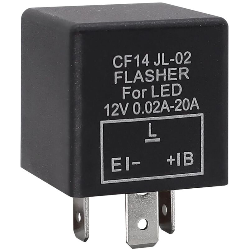 foto del prodotto cf14 12v 0,02a 20a rel lampeggiante a 3 pin per motocicletta 0,1w 150w per veicolo auto moto