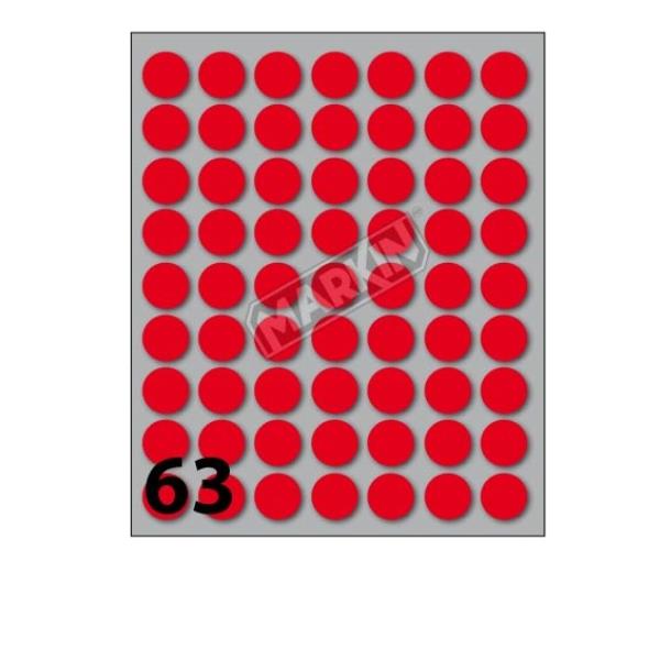 foto del prodotto cf25x630 etichette diam 14 rosso