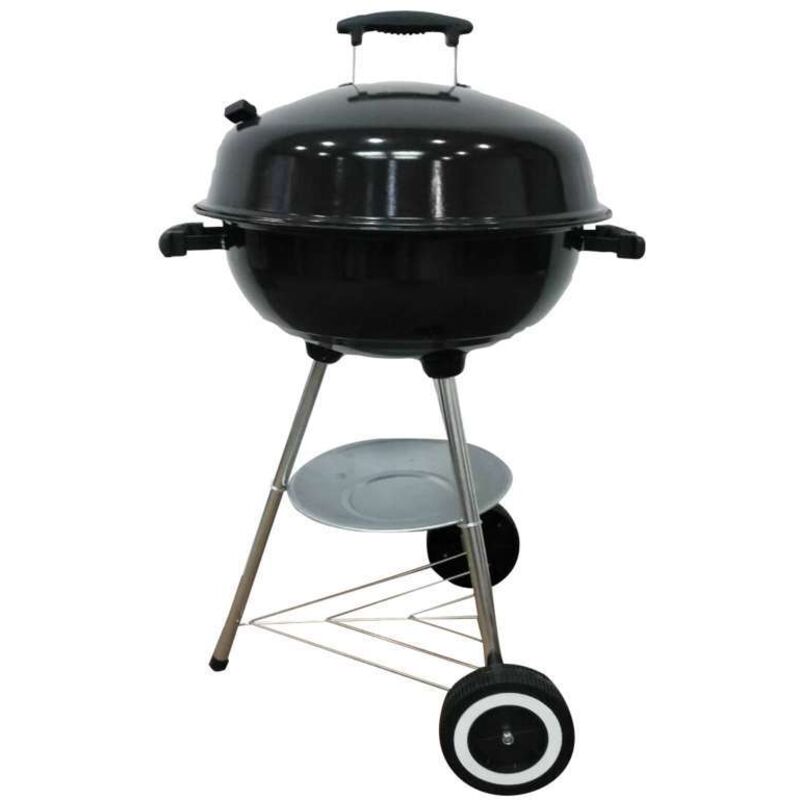foto del prodotto cfadda barbecue a carbone nero struttura acciaio smaltato 48x56x85 cm