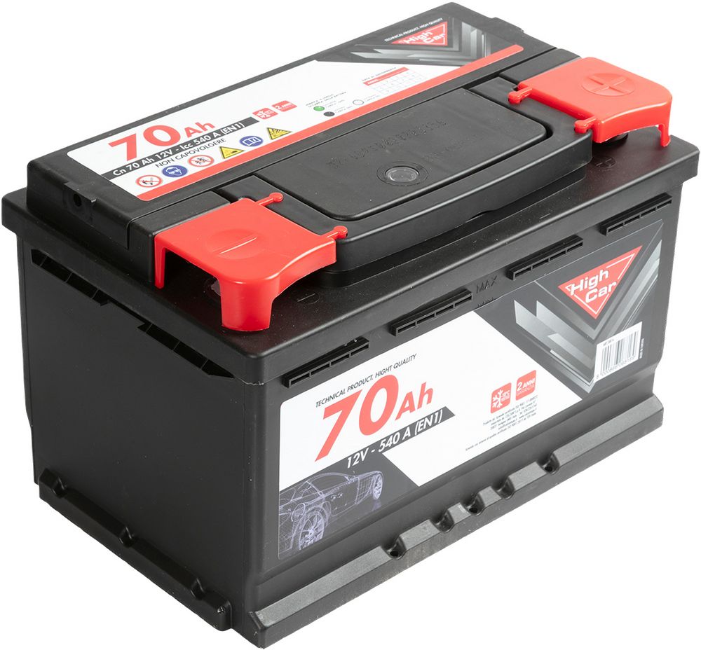 foto del prodotto cfadda batteria auto da 70ah 540a 12v polo positivo destro cassetta l3b