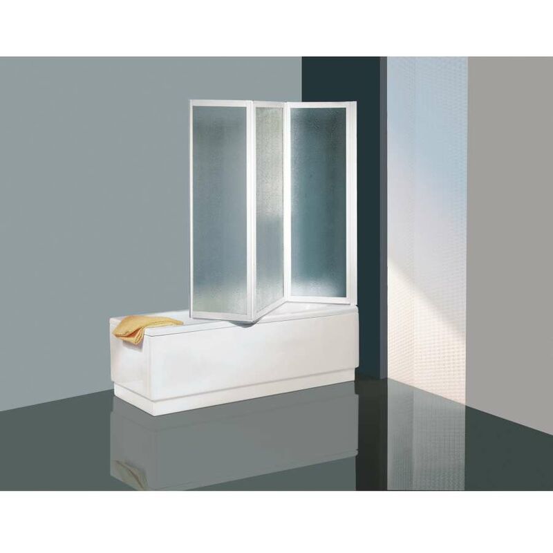 foto del prodotto cfadda box doccia acrilico bianco 3 ante 135x46 cm
