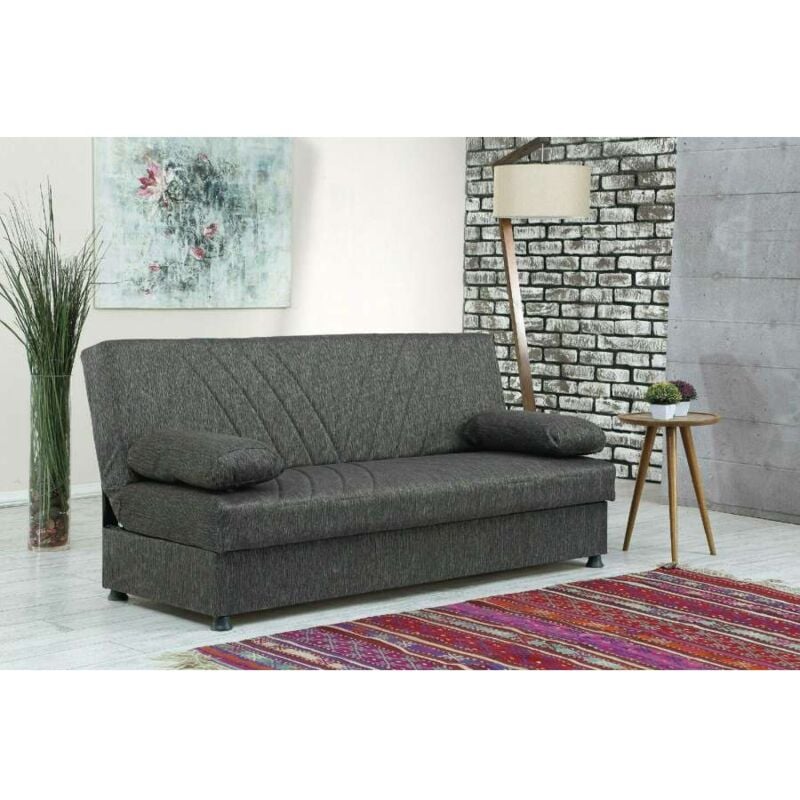 foto del prodotto cfadda domo mea divano letto 3 posti grigio fiji tessuto 180x105 cm