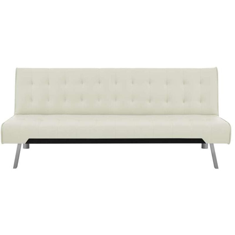 foto del prodotto cfadda domo mea divano letto clic clac pvc bianco 180x80 cm trasformabile