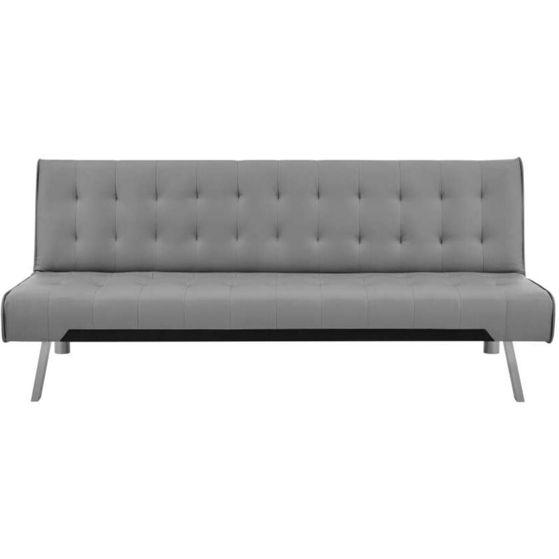 foto del prodotto cfadda domo mea divano letto clic clac pvc grigio 180x80 cm trasformabile