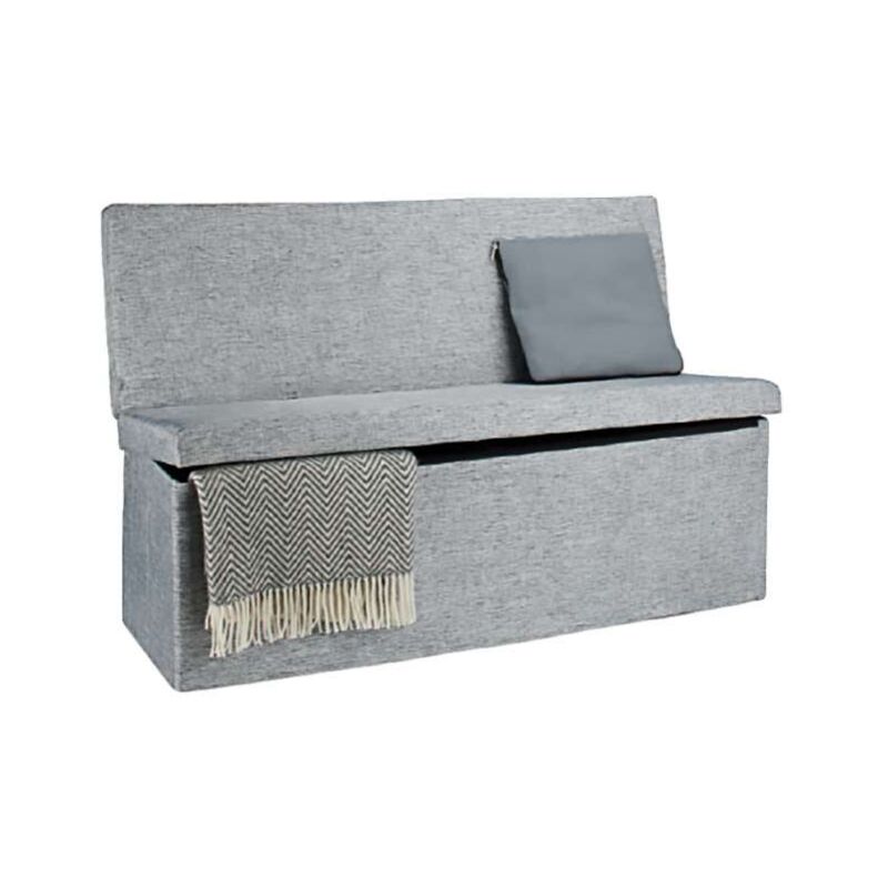 foto del prodotto cfadda domo mea panca pouff contenitore grigio 114x38x44 73 cm