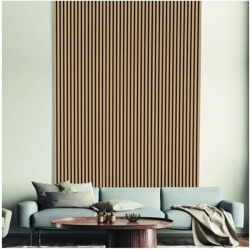 foto del prodotto cfadda dr.c pannello fonoassorbente in rovere naturale 2400x600 mm