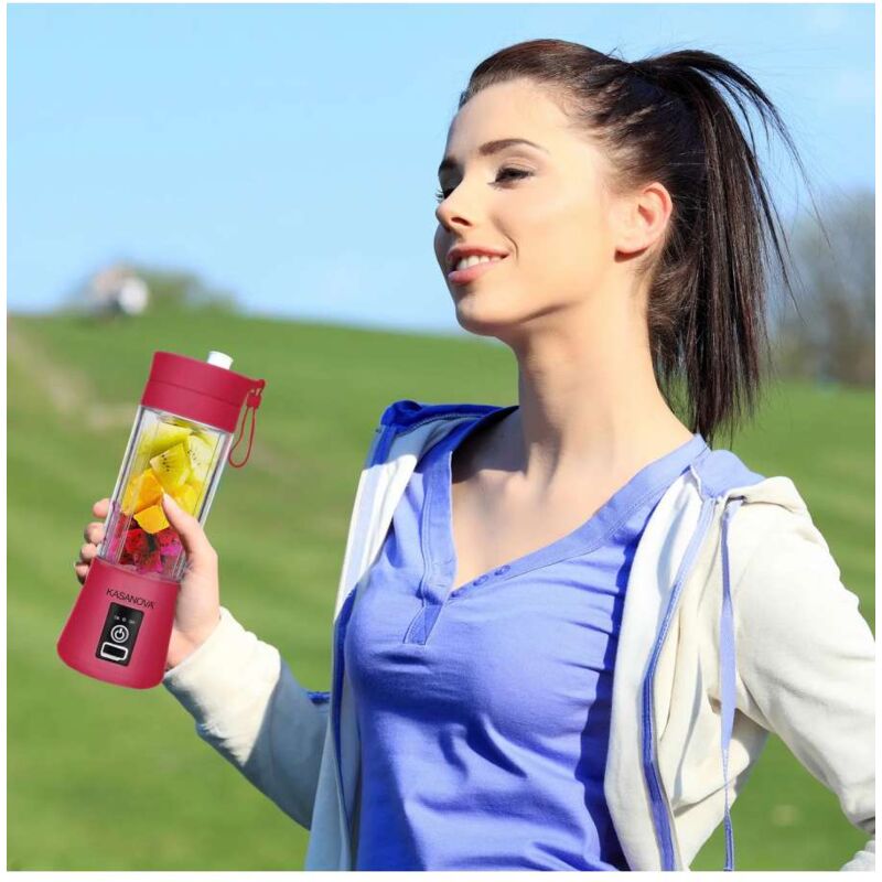 foto del prodotto cfadda frullatore senza fili portatile magenta