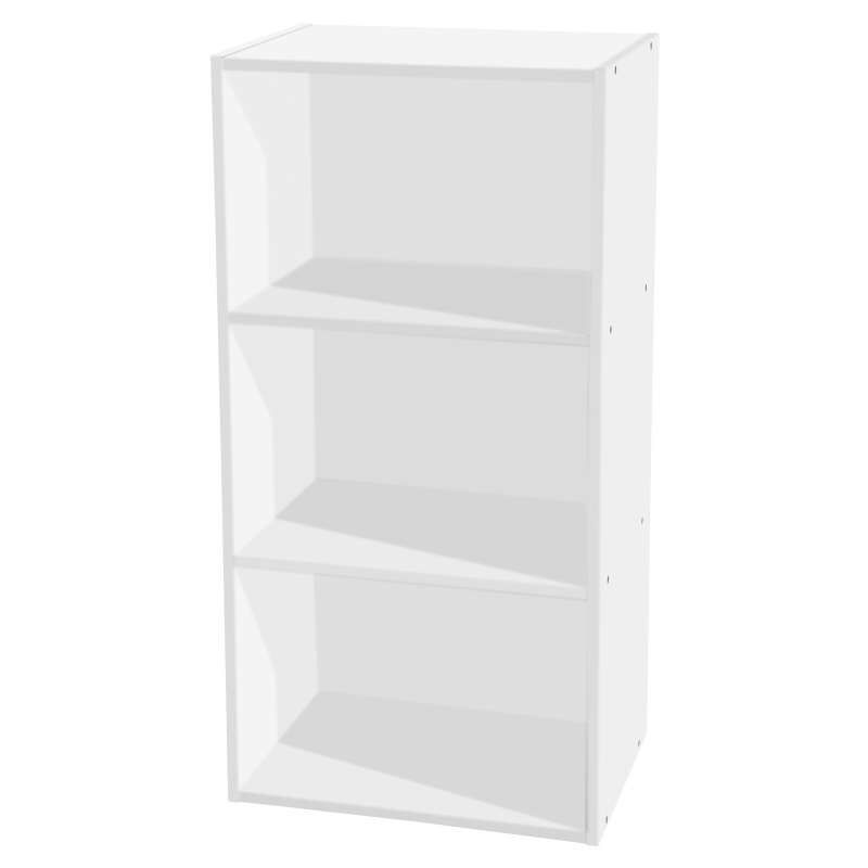 foto del prodotto cfadda libreria 3 ripiani bianca 40 x 29 x 80 cm per ufficio o salotto