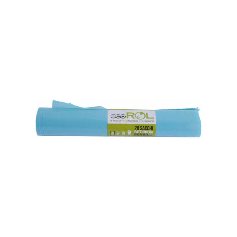 foto del prodotto cfadda mister bin sacco immondizia bagno azzurro 50x60cm 11gr 20 pezzi