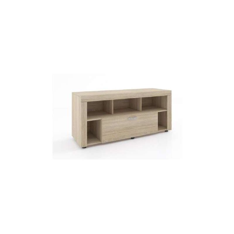 foto del prodotto cfadda mobile porta tv elegante in rovere chiaro 130x60 cm