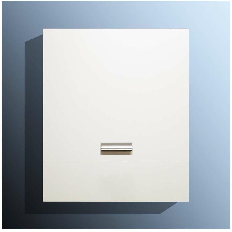 foto del prodotto cfadda pensile cucina sopracappa bianco 60 cm maniglie cromate lucide