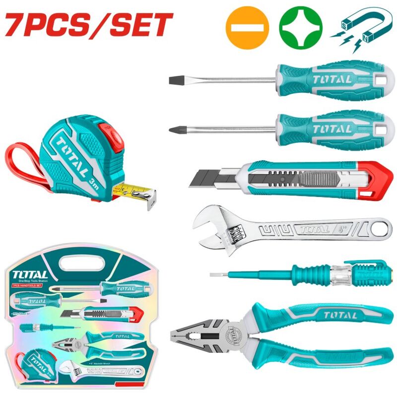foto del prodotto cfadda set cacciaviti pinze e accessori con valigetta 7 pezzi