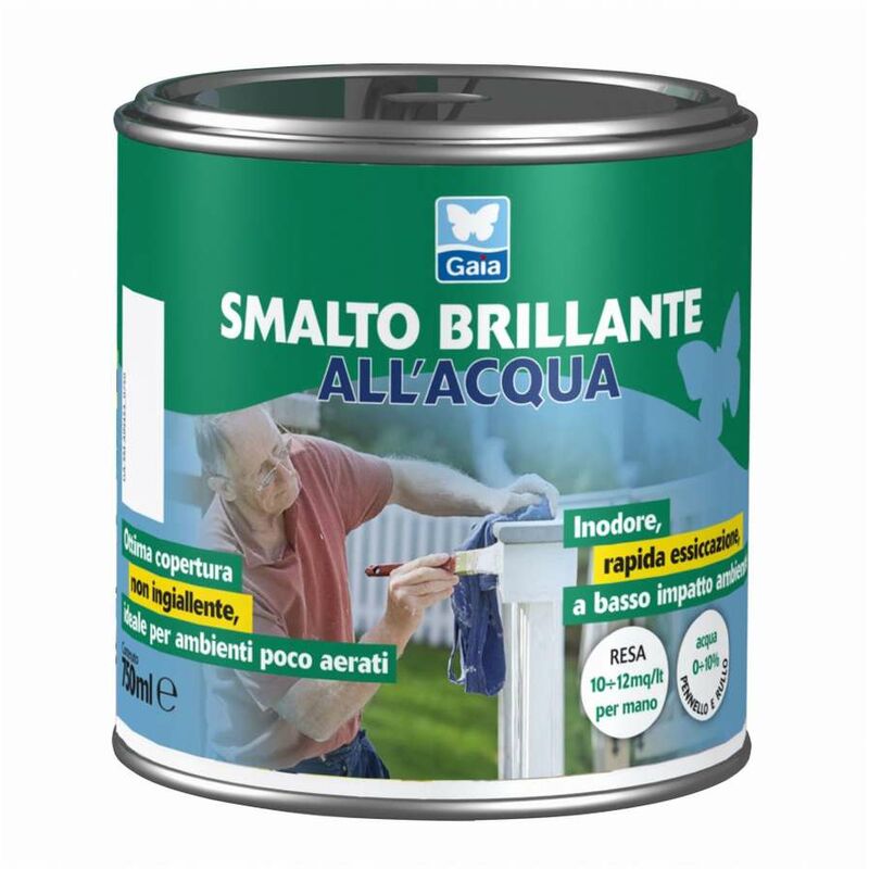 foto del prodotto cfadda smalto acqua brillante 0,750 bianco gaia