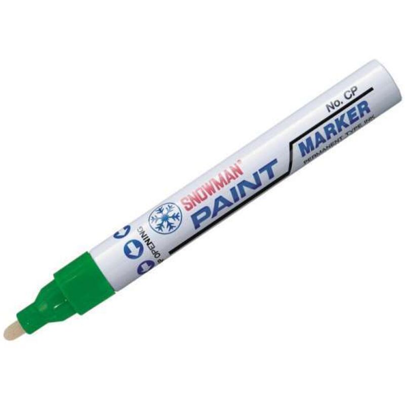 foto del prodotto cfadda snowman pennarello marcatore verde p202 punta 4,5mm
