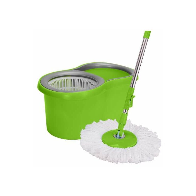 foto del prodotto cfadda spin mop easy verde 5l mop in microfibra per pulizia efficace