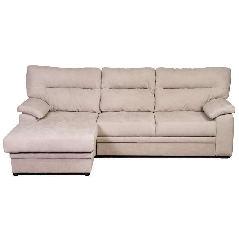 foto del prodotto cfadda - wave divano letto wave penisola sinistra grigio - 3 posti - trasformabile in letto 200x127 cm