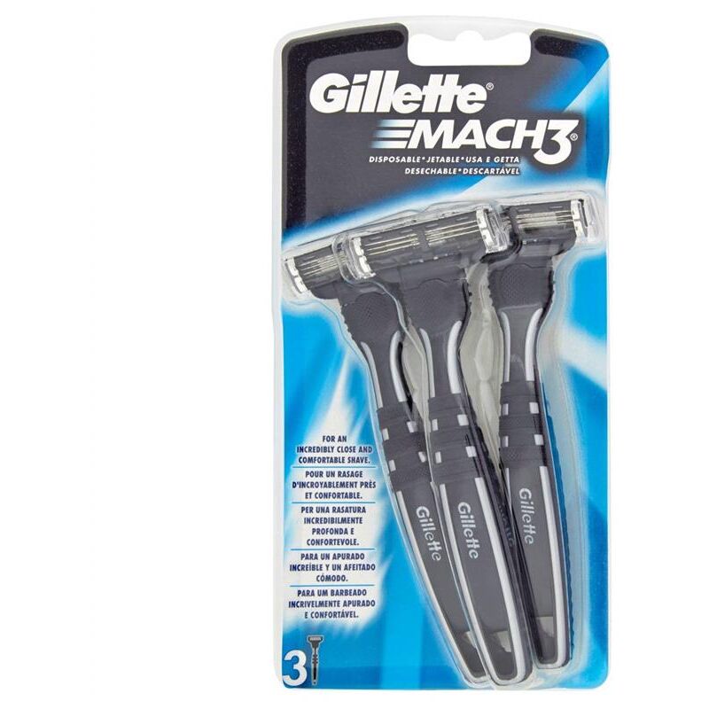 foto del prodotto cfg gillette gillette rasoio da uomo usa e getta mach 3 rasoi