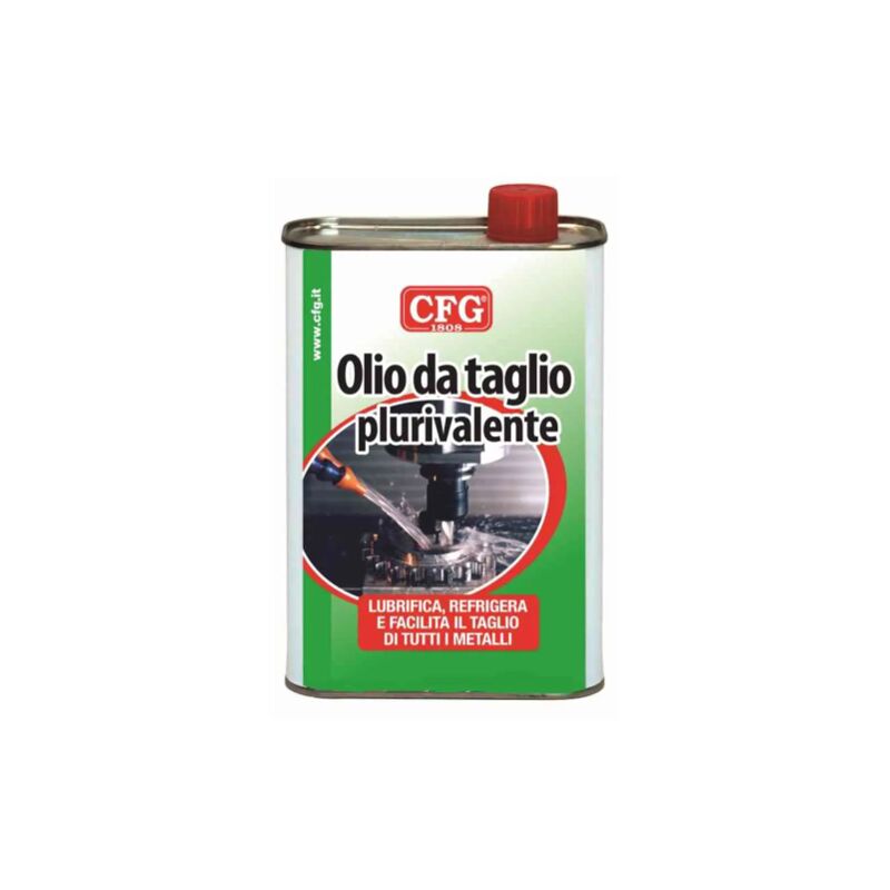 foto del prodotto cfg olio da taglio lubrifica protegge refrigera facilita taglio metalli 1 lt
