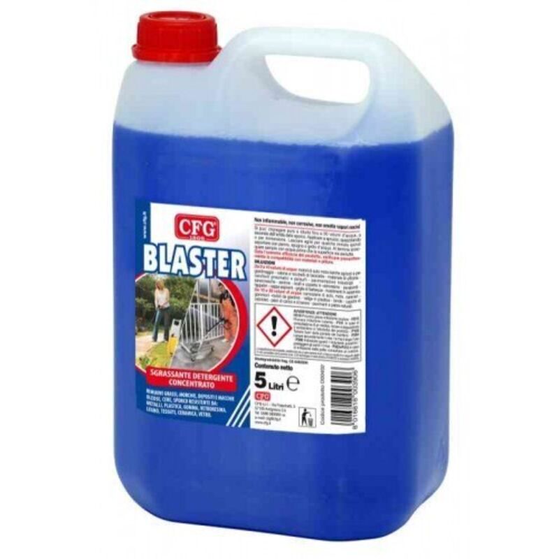 foto del prodotto cfg sgrassante blaster detergente concentrato biodegradabile tanica da 5lt